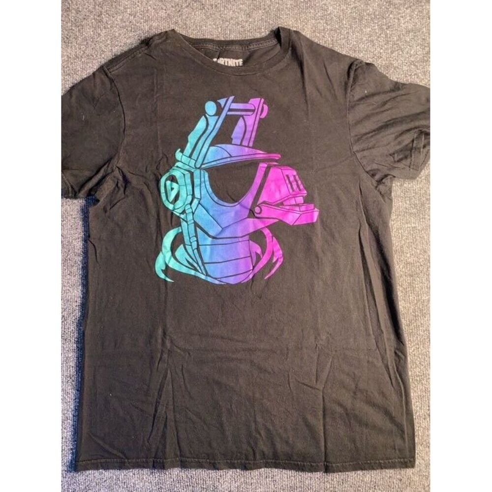 Fortnite Llama‎ Tee Shirt Mens Medium Black Graphic Print Short Sleeve Crew Neck